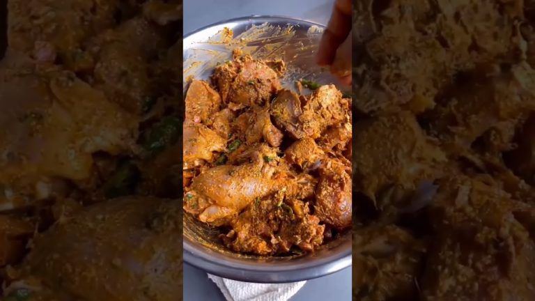 Chicken Dum biryani recipe 😋 #chicken #biryani #shorts #shortvideo