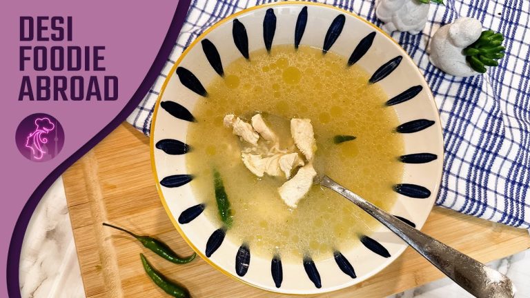 Chicken Clear Thai Soup Recipe | Original Thai Street Food Style Recipe