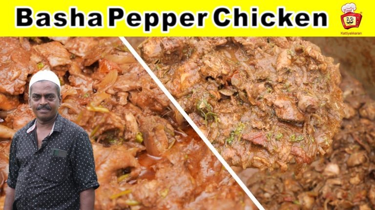 Pepper Chicken Recipe | Chicken Milagu Varuval | Pepper Chicken Dry | Kattiyakkaran chef
