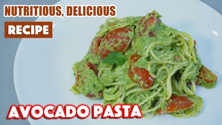 One Pan Spaghetti Recipe With Avocado Pasta | Easy Dinner Recipe Idea