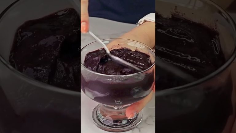 Acai cherry thick smoothie #healthyrecipes #satisfying