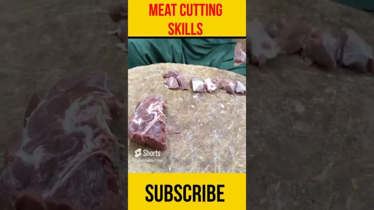 AMAZING MEAT CUTTING SKILLS 😋 #youtubeshorts #shorts #viral #recipe #meatcuttingskills