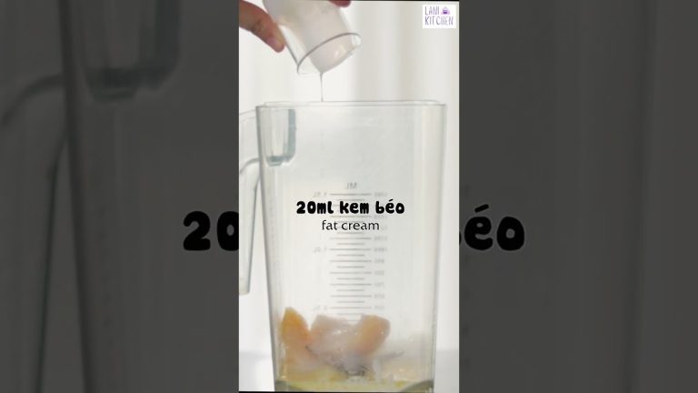 Sinh Tố Cam Đào Cực Đơn Giản | Orange peach smoothie | Lani Kitchen