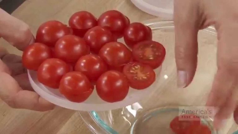 Super Quick Video Tips: How to Halve Multiple Cherry Tomatoes in One Fell Swoop