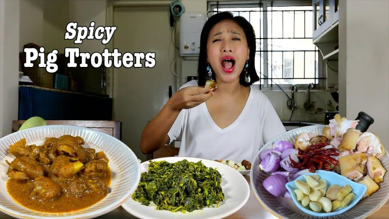 Spicy Pig Trotters Recipe | Best Pig Trotters Recipe | Northeast Indian Pork Recipes