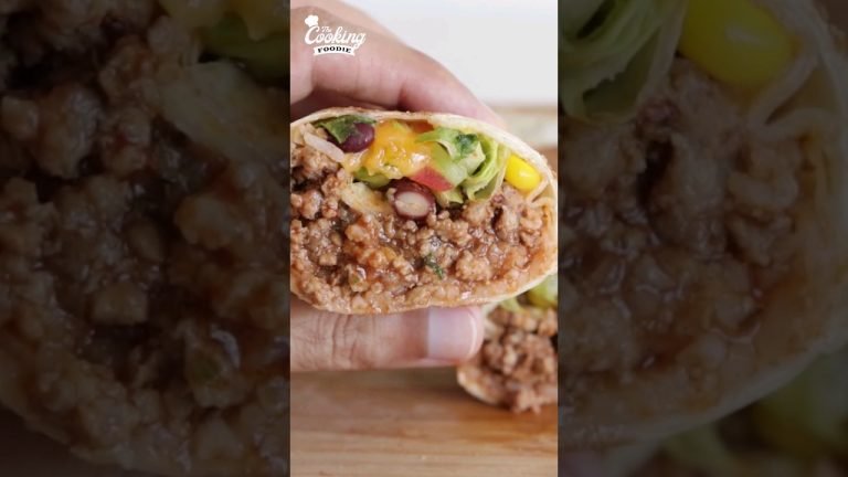 Beef Burrito 🌯 #shorts