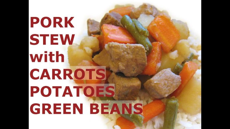 How To Cook Pork Tenderloin Potato Potatoes Carrots Green Beans Stew Recipe Dinner Recipes Jazevox