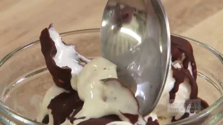 Super Quick Video Tips: Make a DIY Chocolate Ice Cream Shell at Home