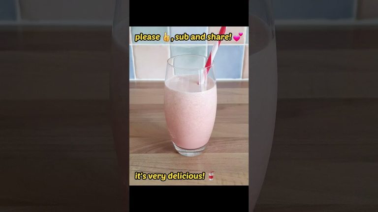 Just Watermelon and Milk! 🍉🥛| Refreshing Watermelon Smoothie | Watermelon Smoothie Recipe | #Shorts