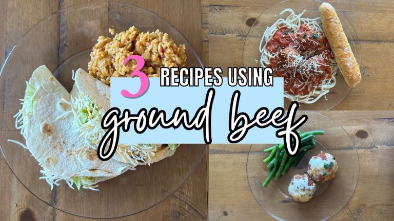 3 Recipes Using Ground Beef | Cook at Home | Cheesy Gordita Crunch | What's for Dinner | MEL COOP
