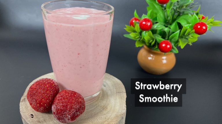 YUMMY Strawberry Smoothie Recipes 🍓 EASY & HEALTHY #smoothie