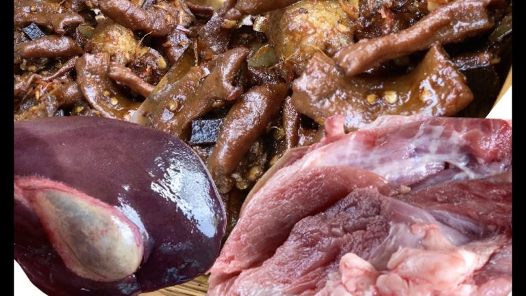 Cooking smoked pork with bile recipe || Naga Kitchen