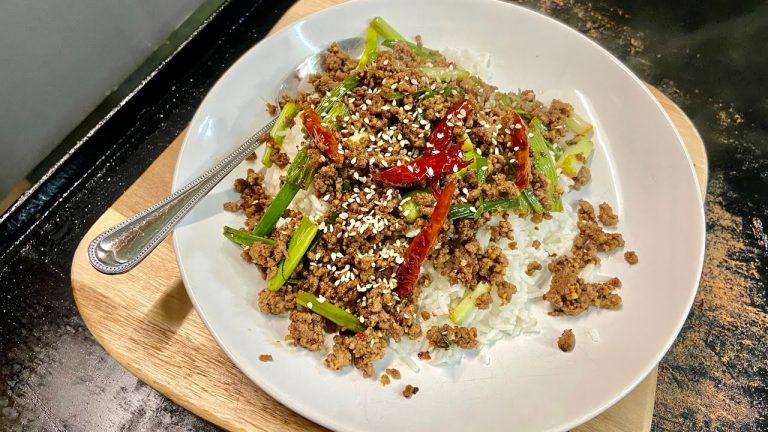 EASY SPICY MONGOLIAN GROUND BEEF RECIPE