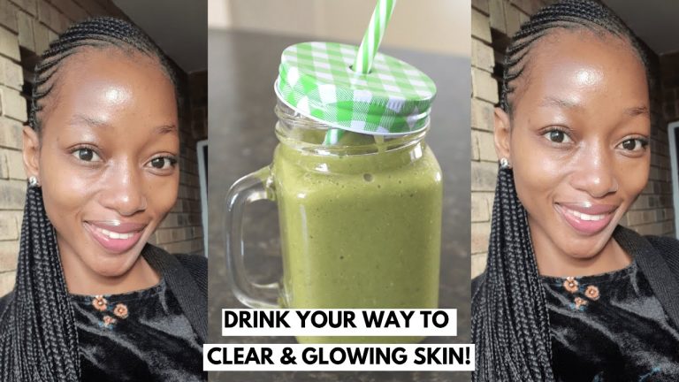 DRINK YOUR WAY TO CLEAR & GLOWING SKIN! |  GREEN SMOOTHIE RECIPE FOR HEALTHY SKIN