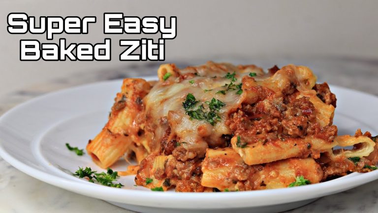 Make This Delicious Baked Ziti Tonight | Delicious Baked Ziti Recipe | Homemade Pasta Recipe