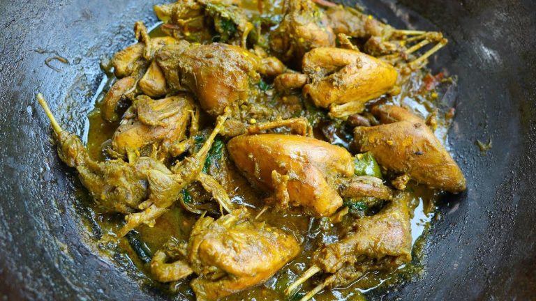 Less Cholesterol Bater meat cooking | Farm Quail recipe | Village style Bater Cooking