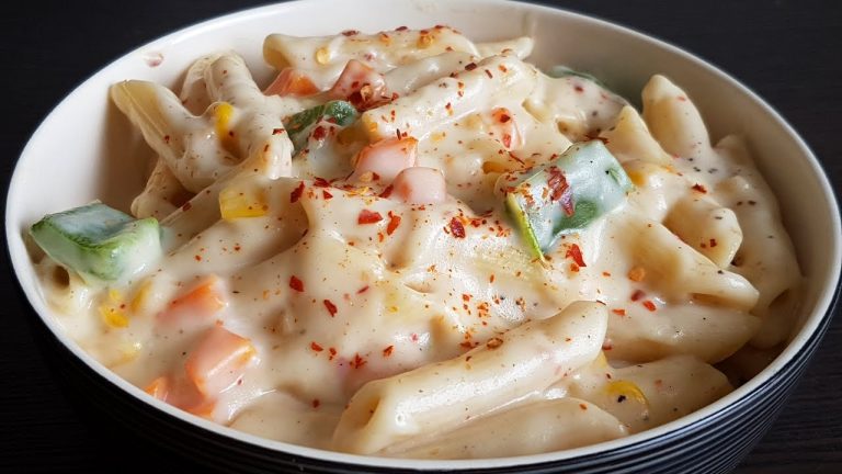 White Sauce Pasta Recipe | Pasta In White sauce | Pasta Recipe