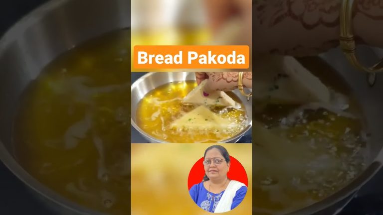 Bread pakoda recipe in hindi | Indian street side food #streetfood #recipe #youtubeshorts #cooking