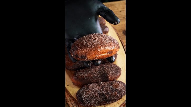 Deep-fried bread cocoa sugar 懐かしの揚げパン・ココアシュガー #shorts #cocoa #asmr