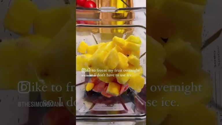 🥭 Tropical Fruit Smoothie 🥭 #smoothie #healthy #health #recipe