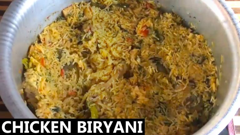 Chicken Biryani Recipe At Home | South Indian Style Chicken Biryani