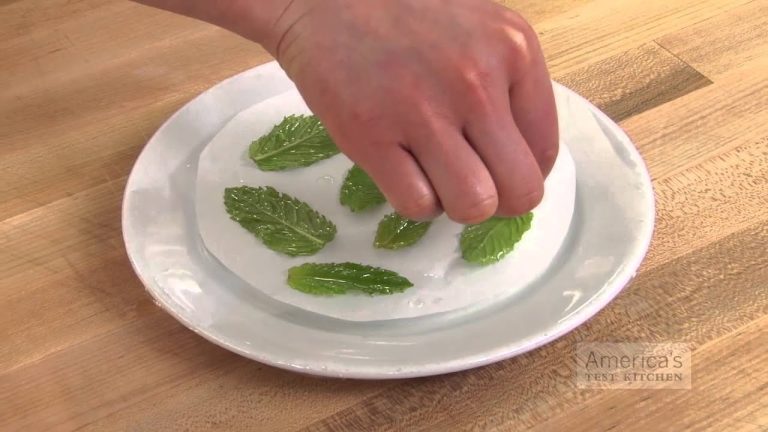 Super Quick Video Tips: How to Fry Herbs in the Microwave