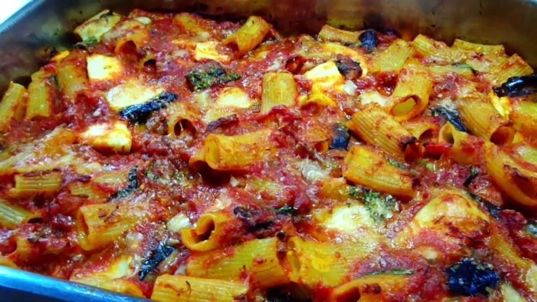 eggplant pasta in the oven simple italian recipe