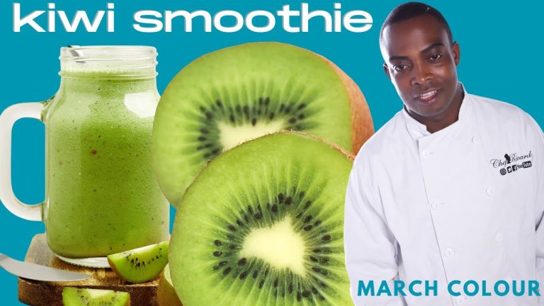1- Healthy Breakfast Smoothies Kiwi Superfood Every Day | Chef Ricardo Cooking
