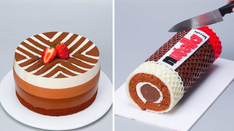 So Yummy Chocolate Roll Cake &  Dessert Recipes | Delicious Chocolate Cake Ideas With @tastyland8530