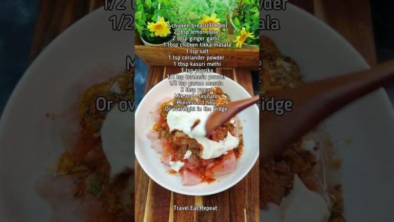 Soft Juicy Chicken Tikka Masala In Air Fryer | Easy Ramadan Recipes |