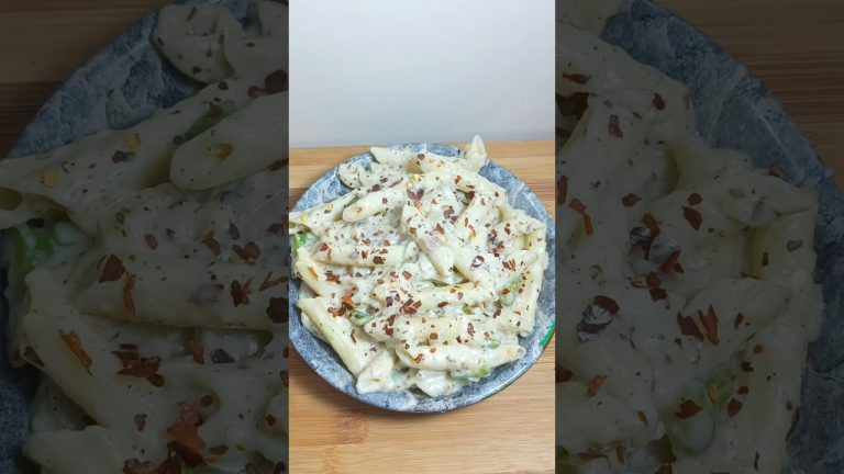 #shorts #white sauce pasta recipe#easy and simple pasta recipe#ytshorts #youtubeshorts #viral shorts