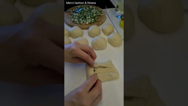 Mouth watering Baked Bread with Spinach Recipe #viral #food #recipe