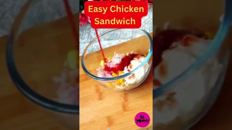 Easy Chicken Sandwich Recipe by SL YUMMI
