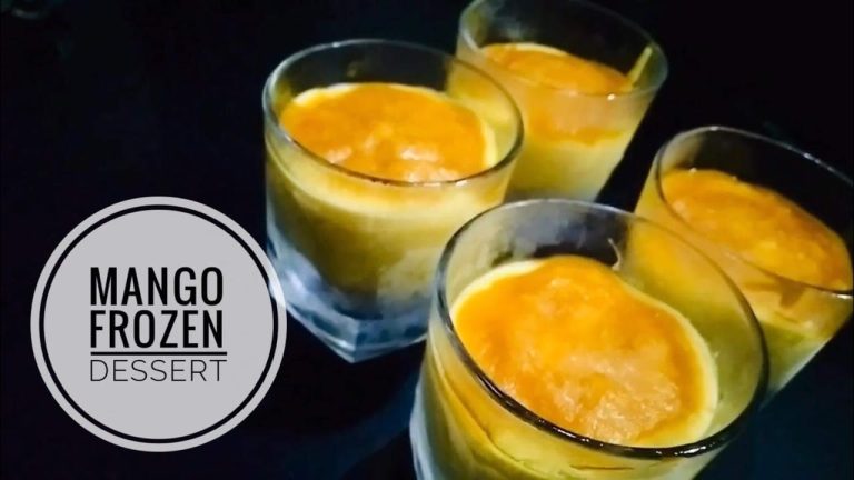 Mango Frozen Dessert | Summer Dessert Recipes | Mango Dessert with yogurt & Cottage Cheese