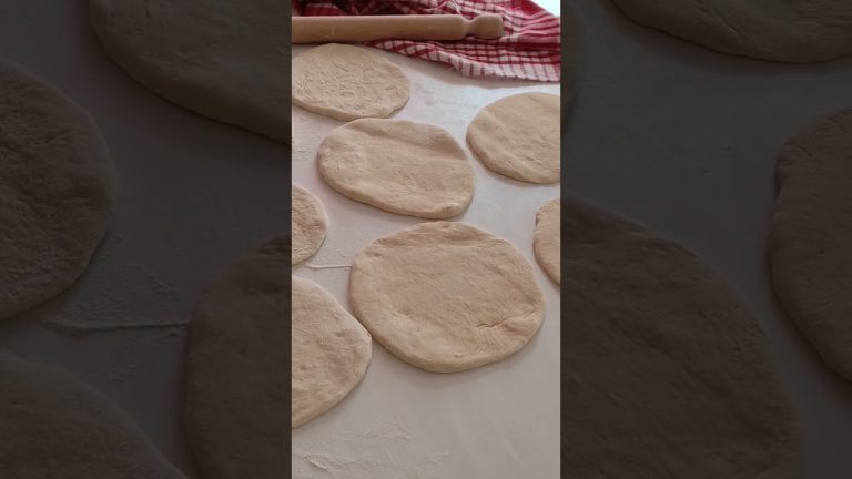 Baloni u rerni za 6 minuta pečenja gotovi! Flat Bread Recipe. #shorts
