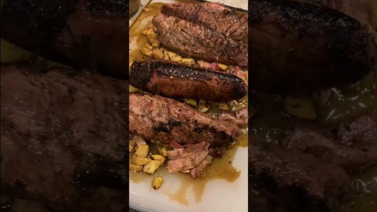 Pork Tenderloin with apple bacon rosemary baste over OPEN FLAME!