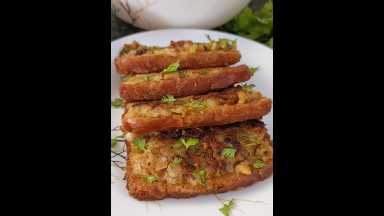 Bread recipe/ masala bread/spicy bread/bread snack/bread recipe in tamil/potato snack