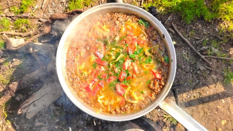 New Recipe Pasta // Iranian Cooking Style in Nature