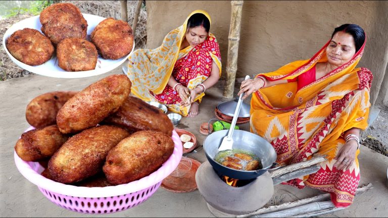 সবচেয়ে সহজ ভাবে বানানো ডিম পাউরুটির চপ I Egg Bread Chop Recipe