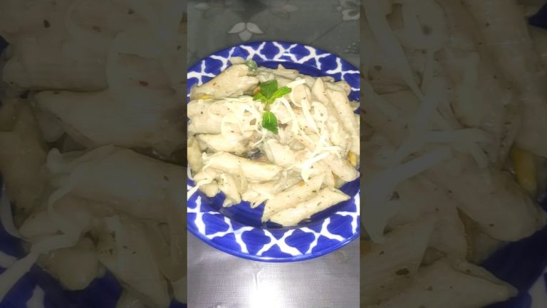 Taste THIS Creamy White Sauce Pasta! 🤤😋#shorts