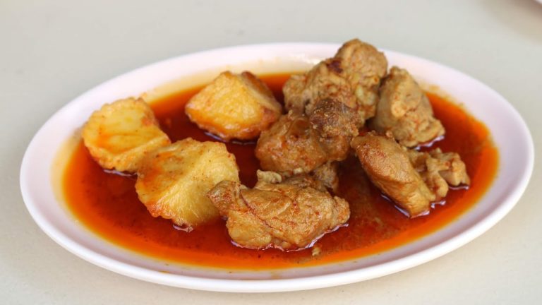 Pork with tomato and potato curry recipe  ! How to cook testy desi style pork curry recipe  !