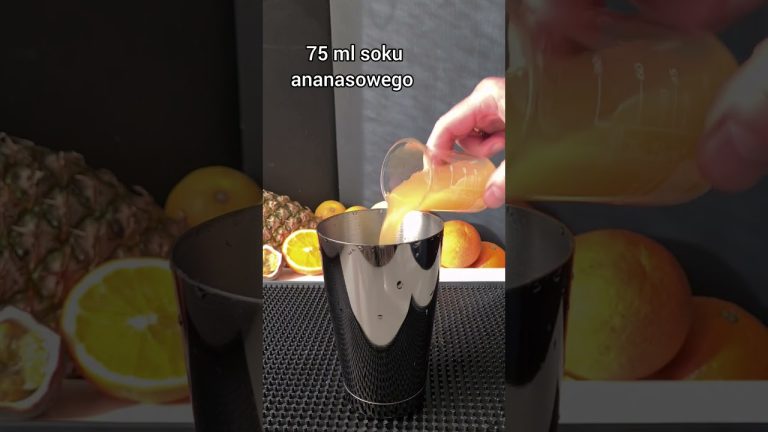 Chi chi, pyszny drink kokosowo-ananasowy z 3 składników.