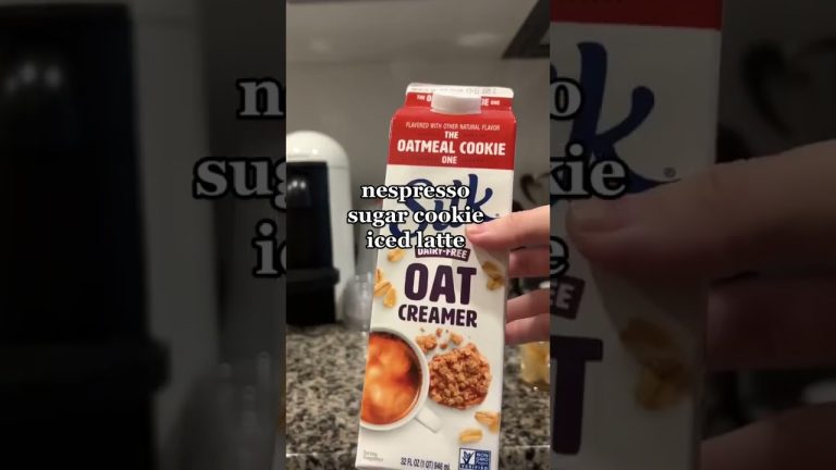 How to: Nespresso Sugar Cookie Iced Latte