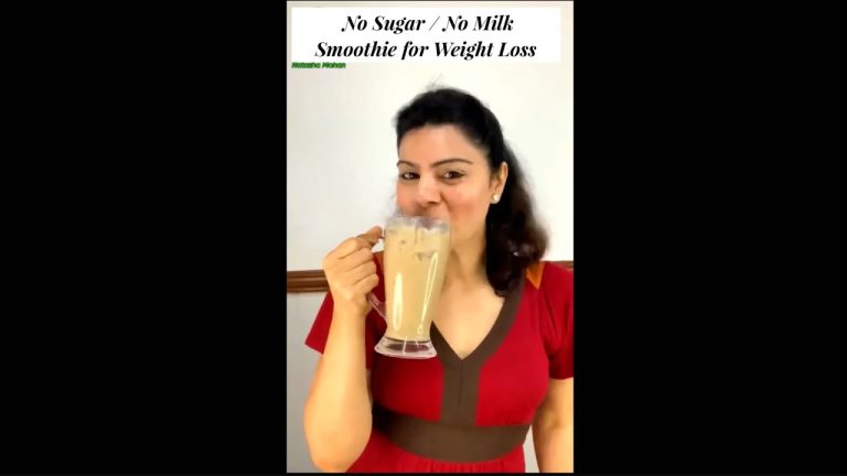 No Sugar | No Milk – Easy Oats Smoothie for Weight Loss #shorts