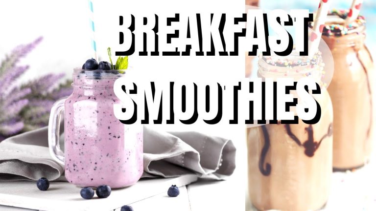 BREAKFAST SMOOTHIE RECIPES  \ CHOCOLATE HEALTHY SMOOTHIE & BLUEBERRY \ EQUIP PRIME PROTEIN