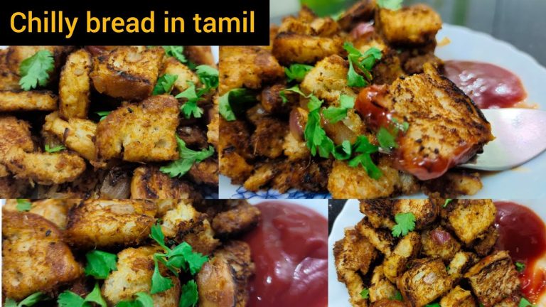Bread Chilly in tamil | Chilly bread recipe in tamil #breadrecipetamil #chillybread #breadrecipe