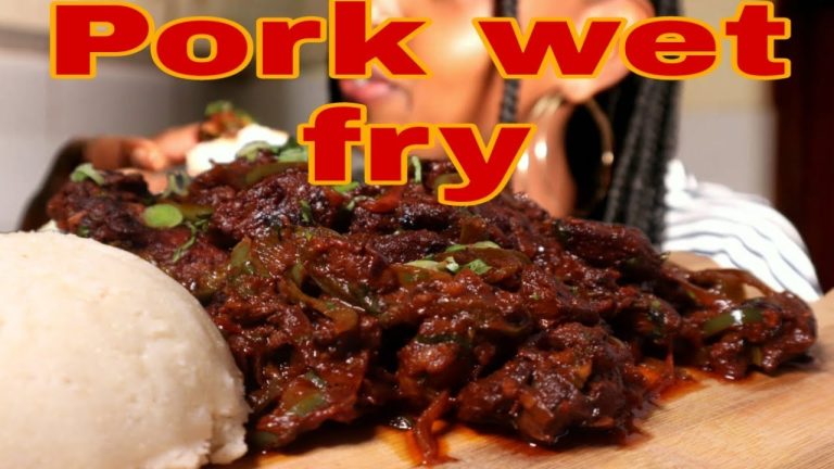 How cook the best pork wet fry – how to cook pork wet fried / pork recipe -by wairimu eats
