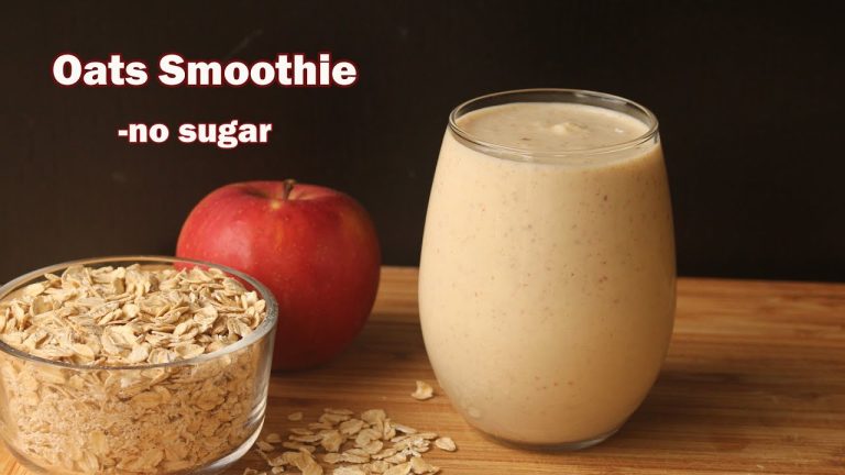 Oats Breakfast Smoothie Recipe | Breakfast Smoothie For Weight loss |No Sugar Apple Oats Smoothie