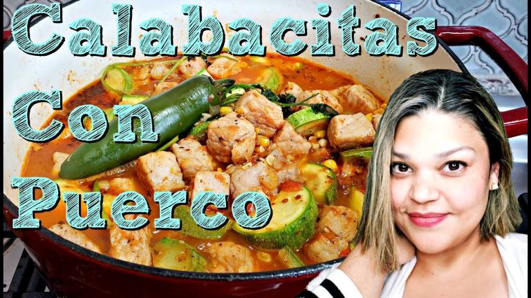 Mexican Style Pork and Squash Recipe | Calabacitas Con Puerco | Simply Mama Cooks