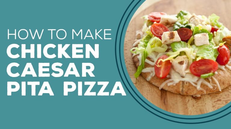 Blast from the Past: Chicken Caesar Pita Pizza Recipe | Leftover Chicken Recipes